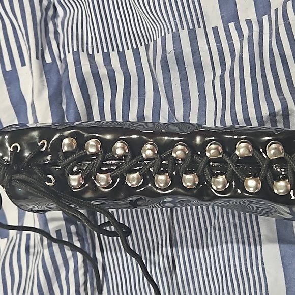 Ellie heeled black boots size 7 black - Picture 4 of 6